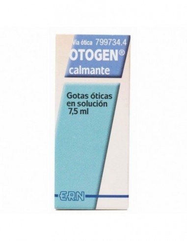 Solução de gotas para os ouvidos calmantes Otogen 7,5 ml