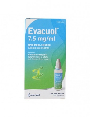 Evacuol 7,5 Mg/Ml Solução Oral Gotas 30 Ml