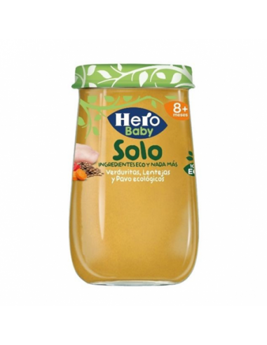 Hero Baby Solo Legumes Lentilhas E Peru 190 G