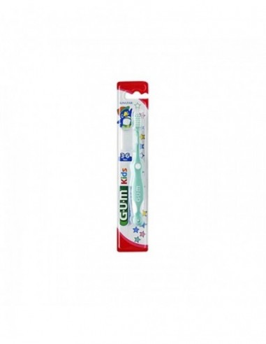 Escova de dentes Gum Sunstar para crianças de 3 a 6 anos