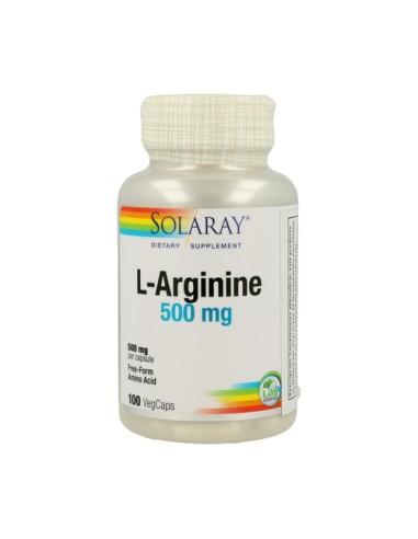 Solaray L-Arginine 500 Mg 100 Caps