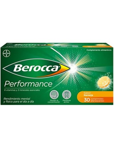 Berocca Performance Orange 30 Comprimidos Efervescentes